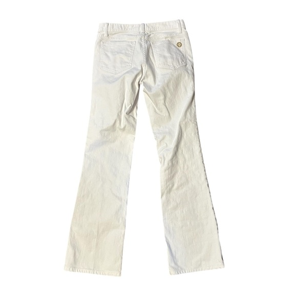 Tory Burch Women’s 28 Tory Classic White Denim Jeans EUC Style 50071253 - Picture 2 of 7
